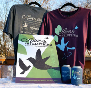 Alive & The Bluebird merchandise for 2022