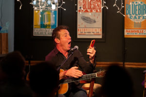 Dennis Quaid performing in support of hospice patients and families, Alive & The Bluebird