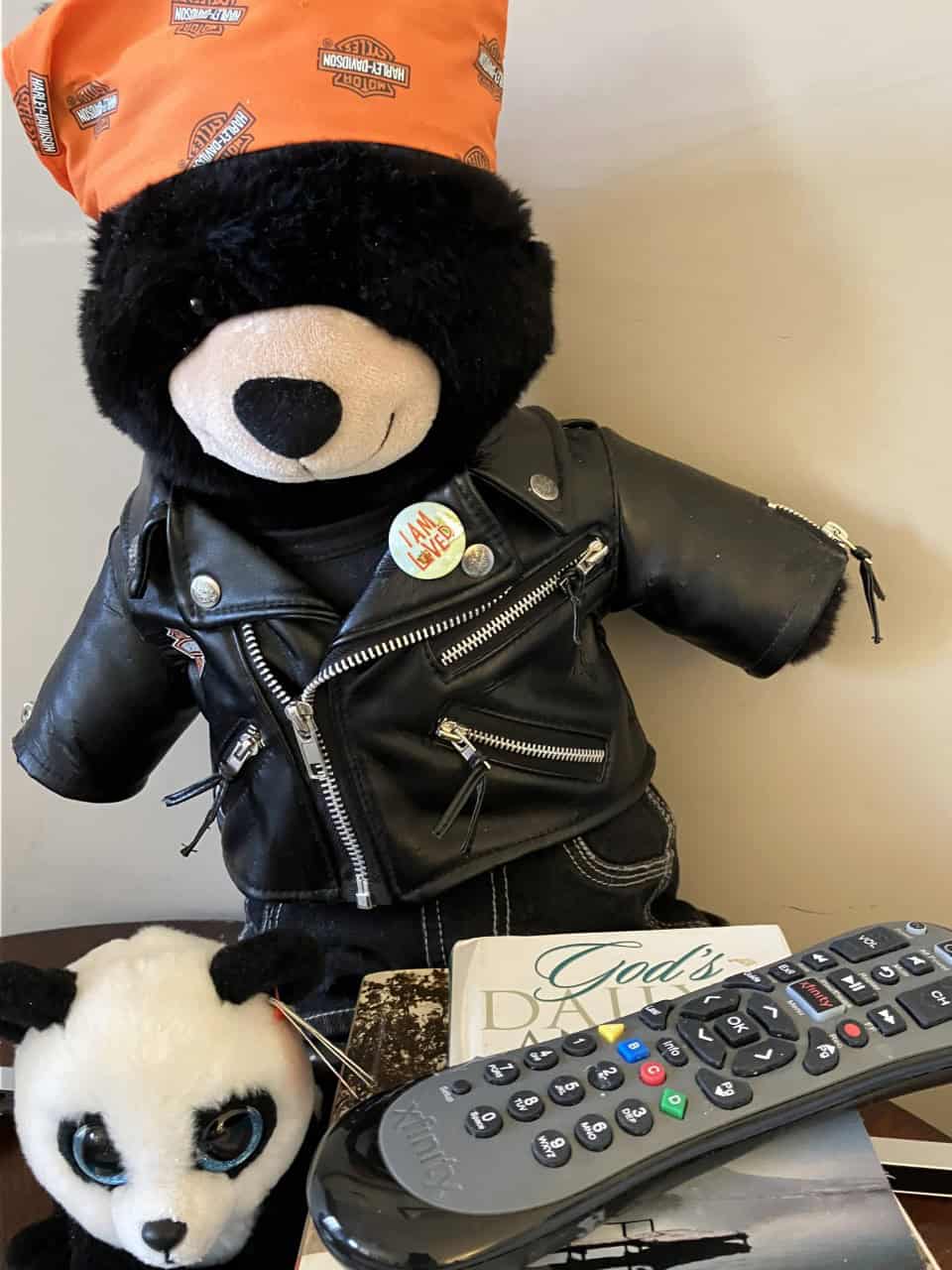 Biker bear for hospice patient