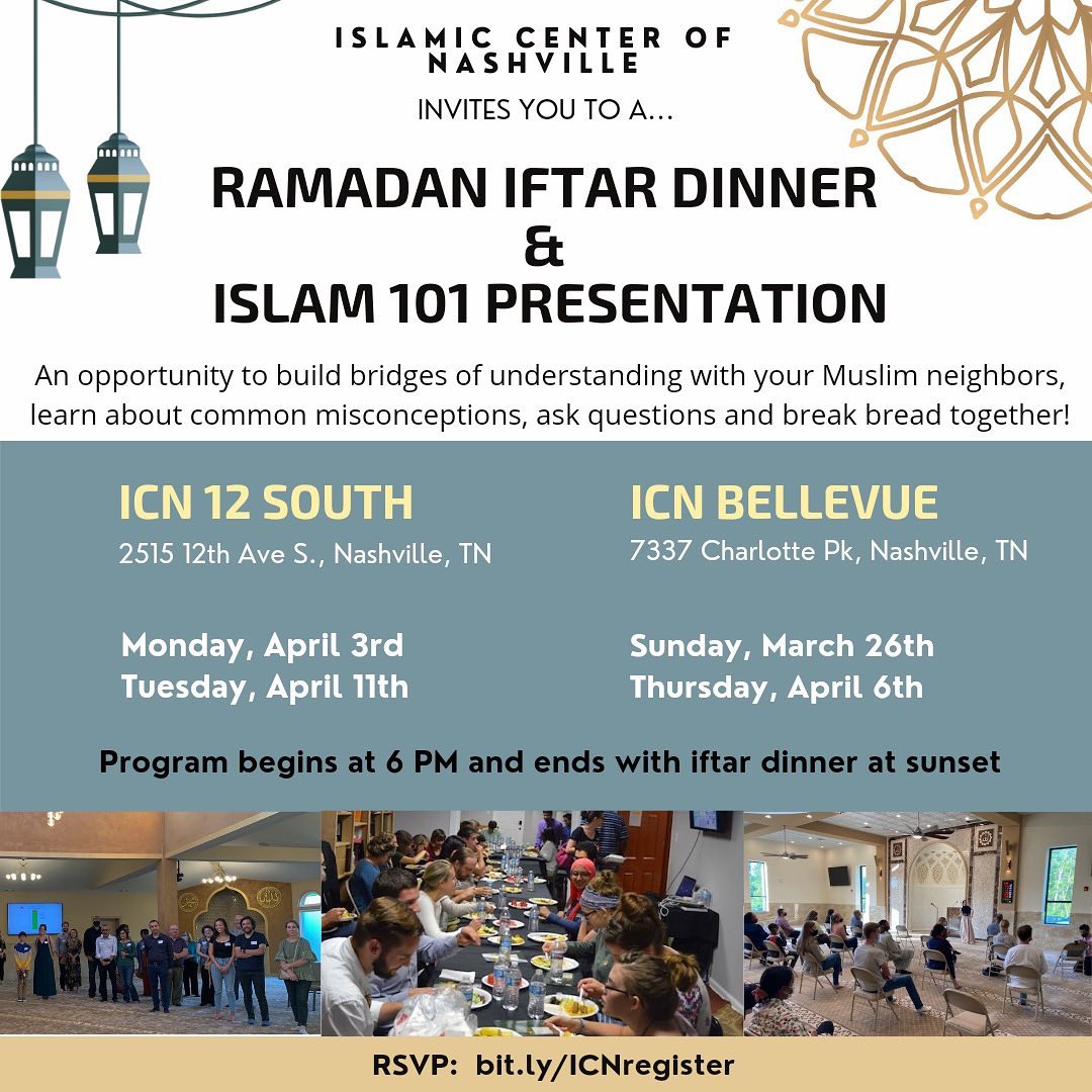 Ramadan dinners, Islamic Center of Nashville