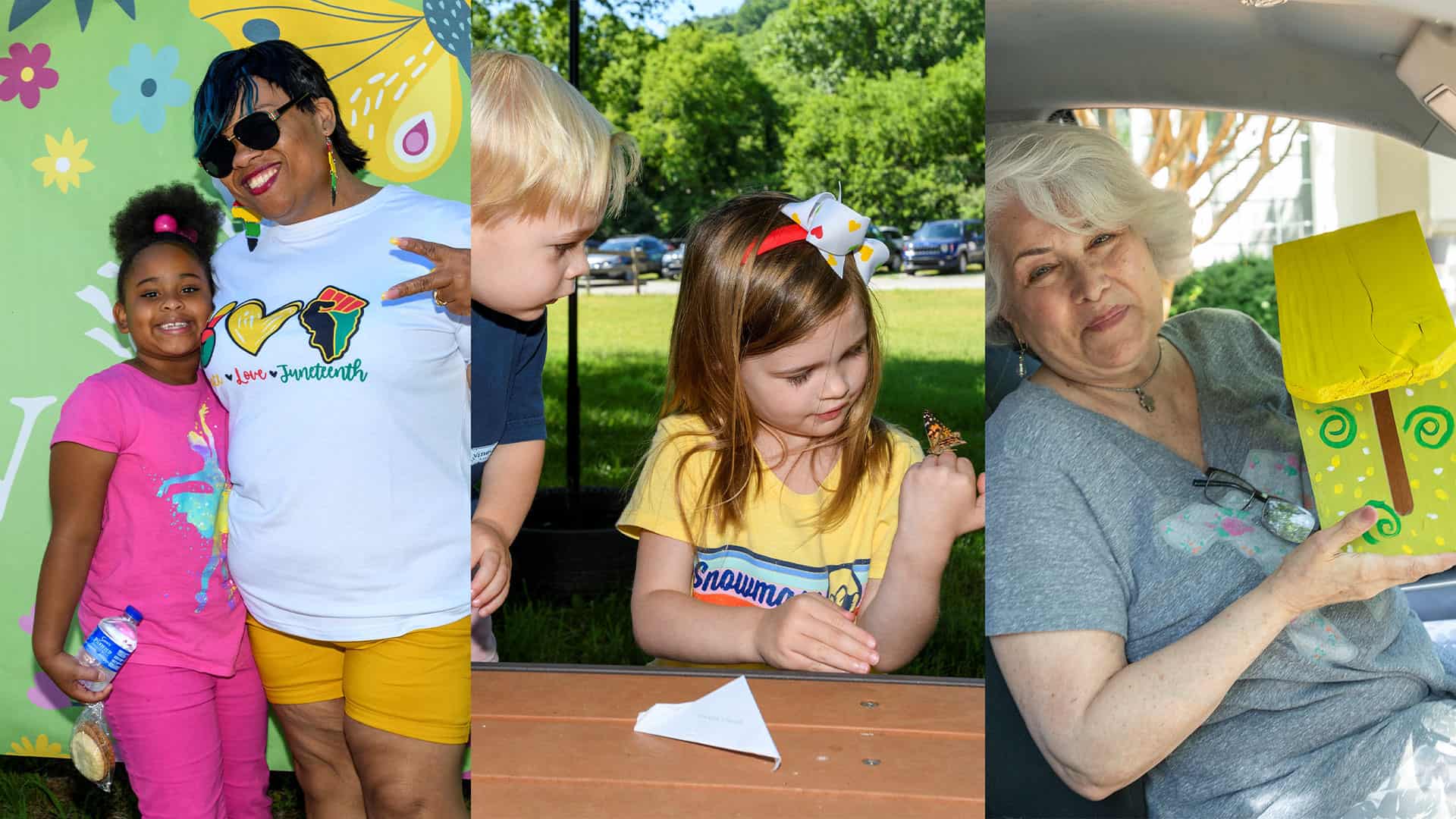 Butterfly release; grief support